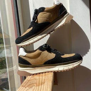 Madewell kickoff trainer sneakers in leather and suede